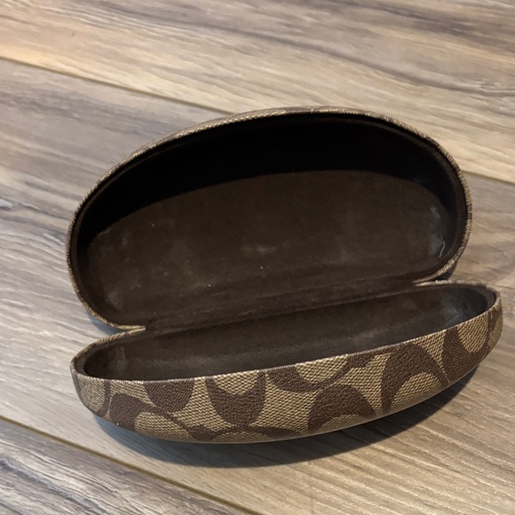 Coach Black Sunglasses with Brown Case - Picture 3 of 6